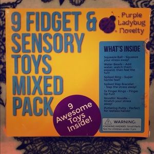 Novelty Fidget & Sensory 9 Toys Mixed Pack